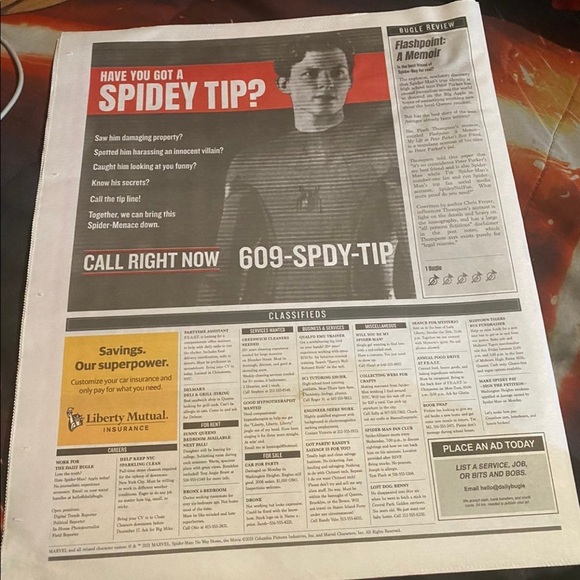 The Daily Bugle :: Spider-Man No Way Home Limited Magazine - Picture 2 of 4